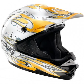 Casque Casque moto HJC CLMX Fang MC3 jaune